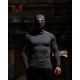 Тактичний лонгслів з балаклавою MANTIS® Phantom LS Combat Shirt - Wolf Grey