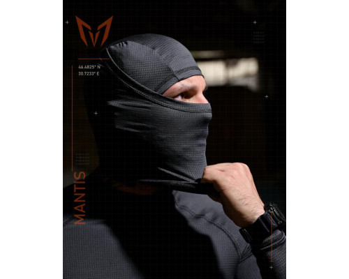 Тактичний лонгслів з балаклавою MANTIS® Phantom LS Combat Shirt - Wolf Grey