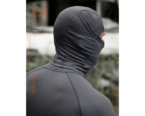 Тактичний лонгслів з балаклавою MANTIS® Phantom LS Combat Shirt - Wolf Grey