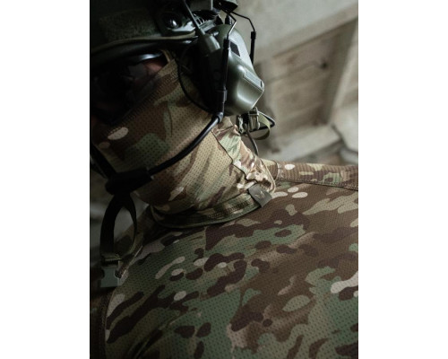 Тактичний лонгслів з балаклавою MANTIS® Phantom LS Combat Shirt - Multicam