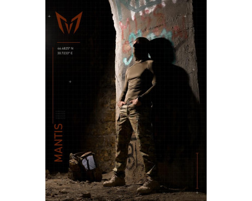 Тактичний лонгслів з балаклавою MANTIS® Phantom LS Combat Shirt - Olive
