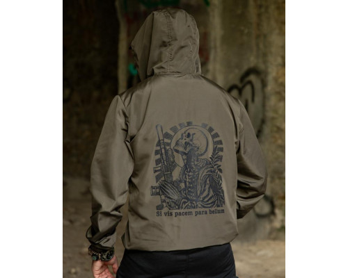 Вітровка в стилі мілітарі BORN OF WAR para bellum олива ВТ5445