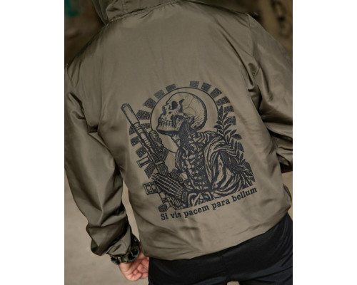 Вітровка в стилі мілітарі BORN OF WAR para bellum олива ВТ5445