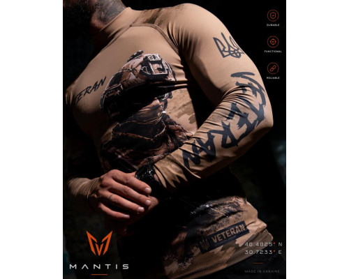 Тактичний рашгард MANTIS® Veteran LS — Coyote