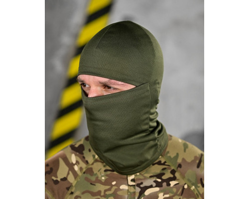 Літня балаклава coolmax олива ВТ7483