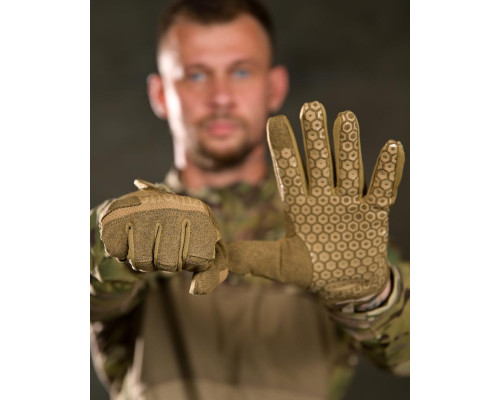 Тактичні рукавички Mechanic coyot ВТ4726