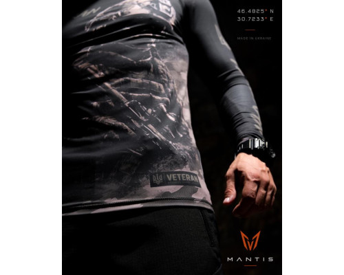 Тактичний рашгард MANTIS® Veteran LS — black