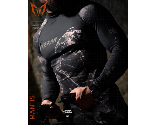 Тактичний рашгард MANTIS® Veteran LS — black