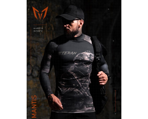 Тактичний рашгард MANTIS® Veteran LS — black