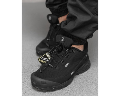 Чоловічі термо кросівки Salomon black A4006-1 НП4911