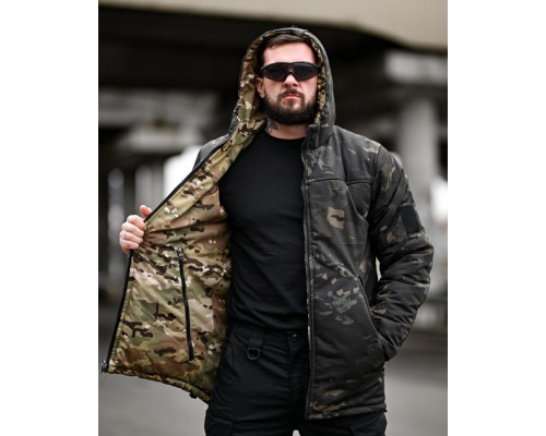 Зимня двостороння тактична куртка chameleon ТР6548