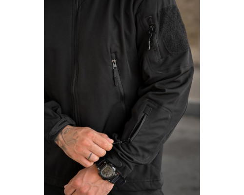 Тактична куртка Softshell ELEMENT black РА4968