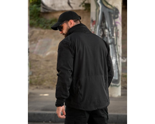 Тактична куртка Softshell ELEMENT black РА4968
