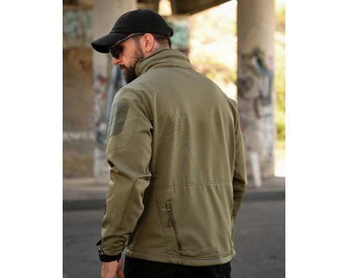 Тактична куртка Softshell ELEMENT олива РА4969