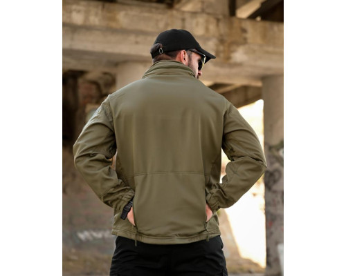 Тактична куртка Softshell ELEMENT олива РА4969