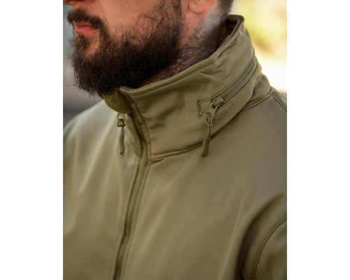 Тактична куртка Softshell ELEMENT олива РА4969