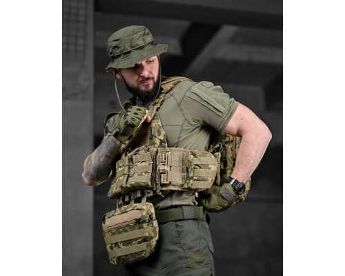Плитоноска 4 точки швидкий скидання RONIN піксель ДЛ6352