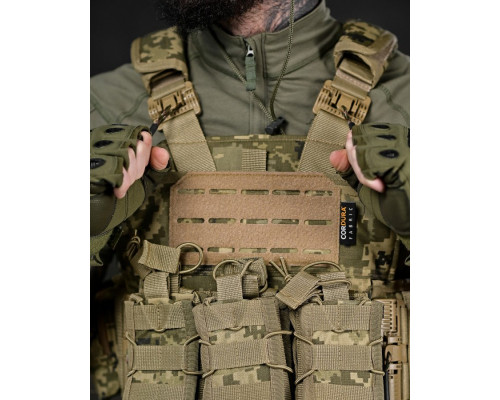 Плитоноска 4 точки швидкий скидання RONIN піксель ДЛ6352