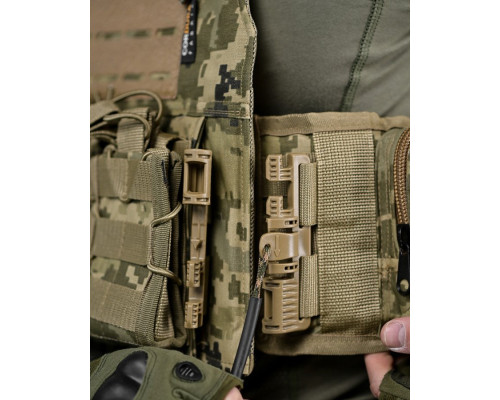 Плитоноска 4 точки швидкий скидання RONIN піксель ДЛ6352