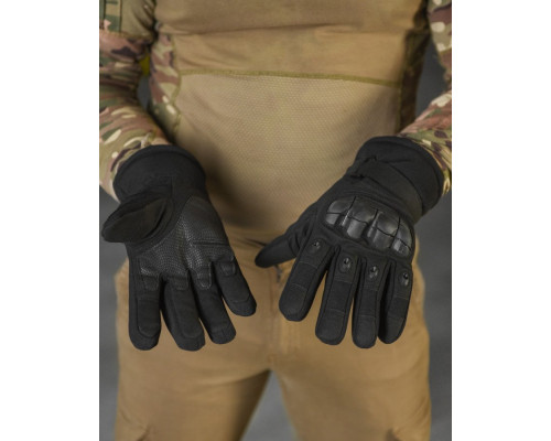 Рукавички тактичні зимові Black ВТ0460