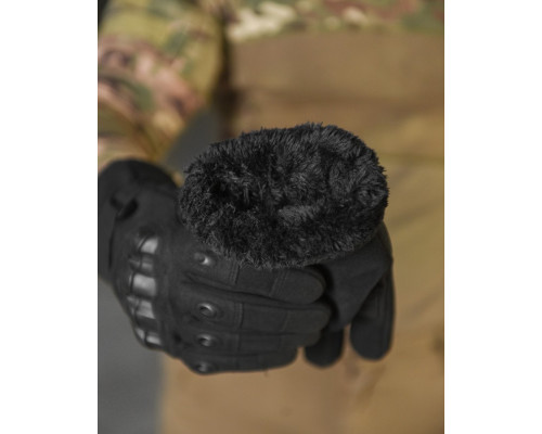 Рукавички тактичні зимові Black ВТ0460