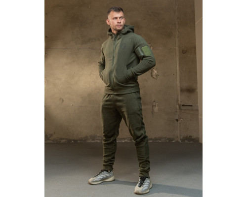 флісовий спортивний руни олива НП4905