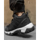 Чоловічі термо кросівки black/white зима НП4783