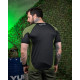 Тактична футболка 5.11 black/oliva ПП7650