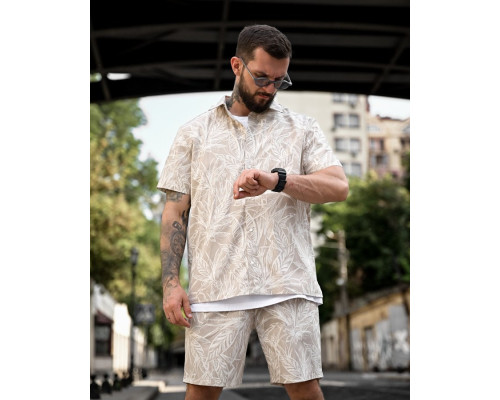 Літній комплект гавайка grey ПП4754