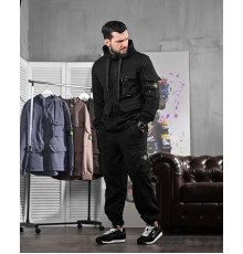 Чоловічий спортивний костюм Stone black ДЛ6300
