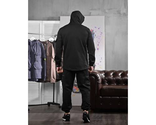 Чоловічий спортивний костюм Stone black ДЛ6300