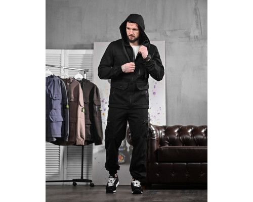 Чоловічий спортивний костюм Stone black ДЛ6300