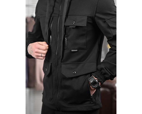Чоловічий спортивний костюм Stone black ДЛ6300