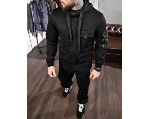 Чоловічий спортивний костюм Stone black ДЛ6300