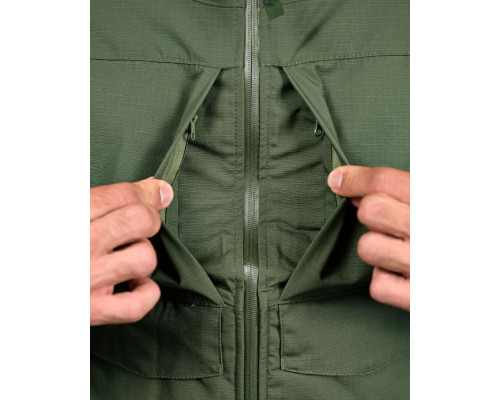 Зимова тактична куртка Yinren з підкладкою Omni-Heat та силіконовим утеплювачем Olive Green ВТ4724