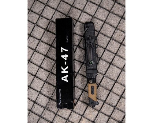 Ніж AK-47 coyot/black ВТ5554