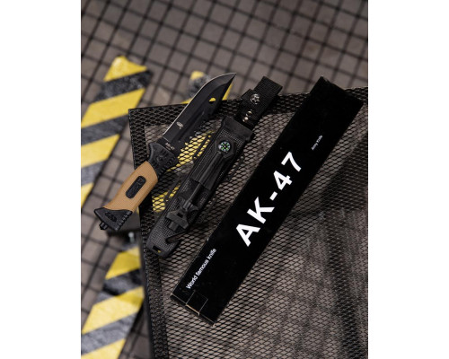 Ніж AK-47 coyot/black ВТ5554