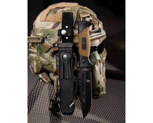 Ніж AK-47 coyot/black ВТ5554