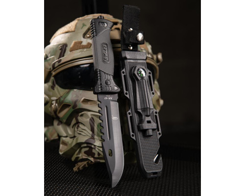 Tactical knife AK-47 grey/black ВТ5555