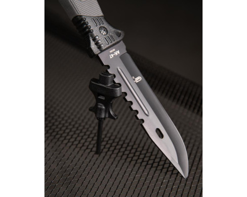 Tactical knife AK-47 grey/black ВТ5555