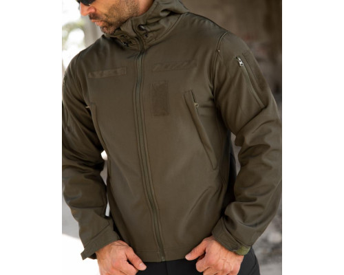 Тактична куртка Softshell MASAD masad олива