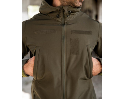 Тактична куртка Softshell MASAD masad олива