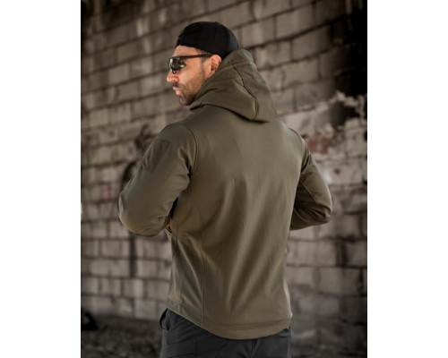 Тактична куртка Softshell MASAD masad олива