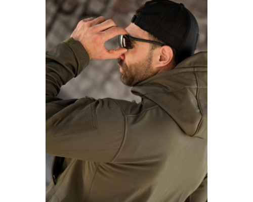 Тактична куртка Softshell MASAD masad олива