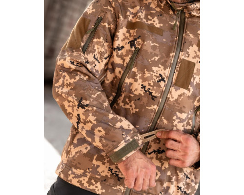 Тактична куртка Softshell MASAD піксель