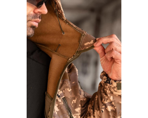Тактична куртка Softshell MASAD піксель