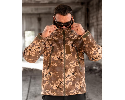 Тактична куртка Softshell MASAD піксель