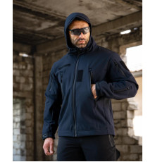 Тактична куртка Softshell MASAD синя