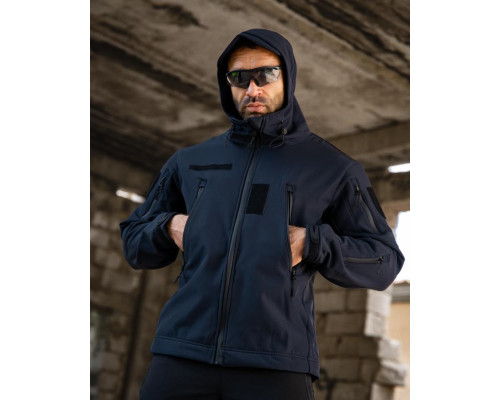 Тактична куртка Softshell MASAD синя