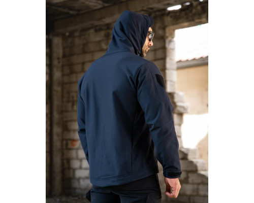 Тактична куртка Softshell MASAD синя